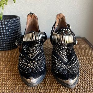 Jeffrey Campbell studded cowboy boots